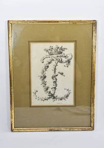 lot 130 image: Framed Marillier Study