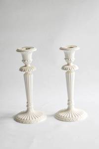 lot 155 image: Pair of Ceramic Candlesticks from Italy