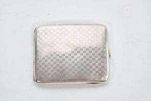 lot 49 image: Antique Sterling Silver Pocket Cigarette Case by William Hair Haseler