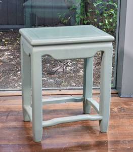 lot 87 image: Painted Wooden End Table
