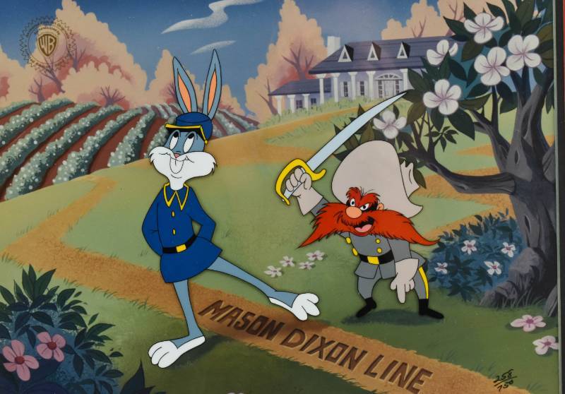 At Auction: LOONEY TUNES, LOONEY TUNES- Sericel Bugs Bunny