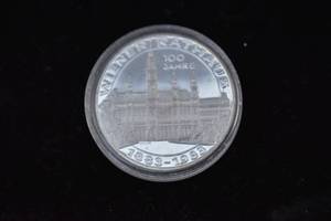 lot 269 image: Sterling Silver Austrian Commemorative Coin