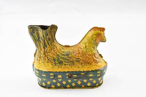 lot 95 image: Vintage Chicken Toy by Baldwin