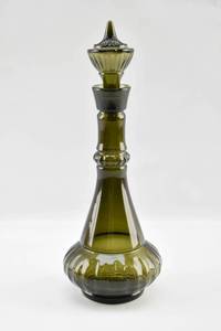 lot 38 image: Vintage Portuguese Decanter in Green