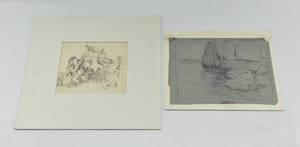 lot 247 image: Two Illustrations by Herta Czoernig-Gohanz