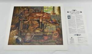 lot 273 image: Signed Remington the Horticulturist Print by Charles Wysocki