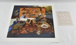 lot 274 image: Signed Mabel the Stowaway Print by Charles Wysocki