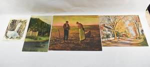 lot 275 image: Seven Color Prints and One Watercolor