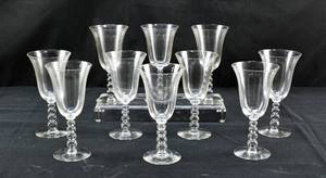 lot 178 image: Set of 10 Candlewick-Style Glasses