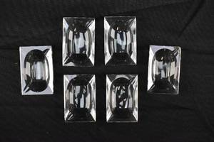 lot 184 image: Set of Six Small Glass Dishes