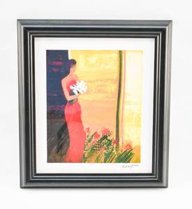 lot 327 image: Flower Print by Emile Bellet