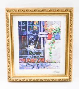 lot 329 image: The Moment Serigraph by Dani Shkelqim