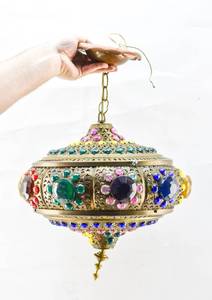 lot 2 image: Prismatic Ceiling Lantern