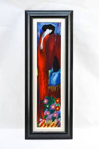lot 15 image: Signed Soupirs Serigraph by Linda Le Kinff