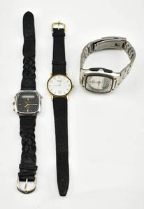 lot 196 image: Three Vintage Mens Wrist Watches