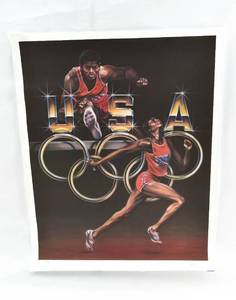 lot 39 image: Signed Limited Edition 1988 Olympics Lithograph by Sheila Wolk