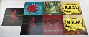 lot 309 image: Seven Album Cover PostersR.E.M., Van Halen, the Grateful Dead, and David Lee Roth
