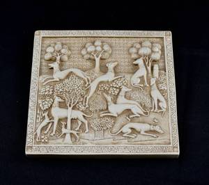 lot 310 image: Idyllic Dog Tile by Facsimiles Ltd.