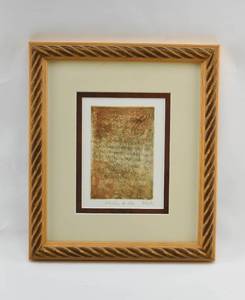 lot 282 image: Signed Oracion de Ateo Print