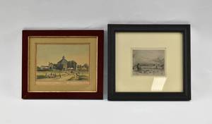 lot 281 image: Two Vintage European Prints