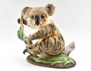 lot 136 image: Porcelain Koala Sculpture by Edward Marshall Boehm