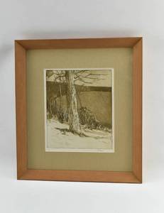 lot 49 image: Signed Tree Print