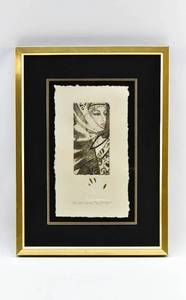 lot 68 image: Signed Pain Waited for Me Aquatint by Dawn Marie