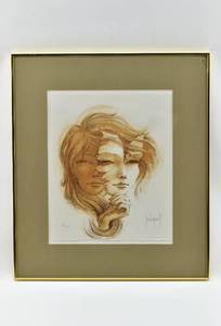 lot 69 image: Signed Eclipse Lithograph by Francis de Lassus Saint-Genies