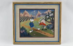 lot 81 image: Signed Dixie Looney Tunes Sericel by Fritz Freleng