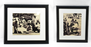lot 222 image: Two Framed Photographs from India