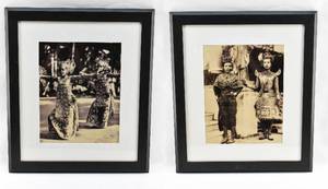 lot 229 image: Two Framed Photographs of Ceremonial Dances