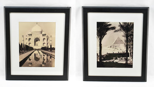 lot 226 image: Two Framed Photographs of Monuments