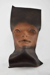 lot 259 image: Signed Sculpted Leather Portrait by Doug Gibson