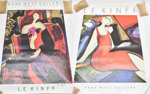 lot 317 image: Two Linda Le Kinff Posters, One Signed