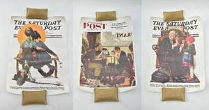 lot 313 image: Three Norman Rockwell Posters