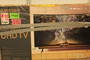 Samsung 55 Curved 4K UHD TV - RETURN FOR REPAIR AS IS NOT TESTED
