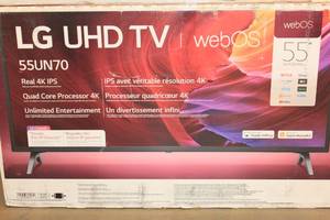 LG 55 4K UHD TV - RETURN FOR REPAIR AS IS NOT TESTED