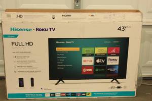 Hisemse 43 Roku Full HD TV - RETURN FOR REPAIR AS IS NOT TESTED