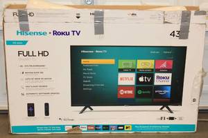 Hisemse 43 Roku Full HD TV - RETURN FOR REPAIR AS IS NOT TESTED