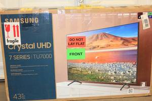 Samsung 43 Crystal UHD TV - RETURN FOR REPAIR AS IS NOT TESTED