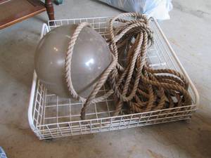 lot 176 image: Large coated wire storage style cra...