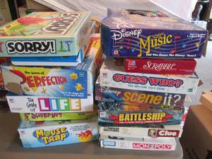 lot 182 image: Boardgames to get everyones attent...