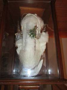 lot 25 image: Special edition white Santa figure