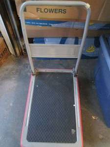 lot 78 image: Folding metal cart...