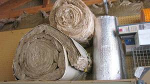 lot 232 image: 2 partial rolls of insulation with ...