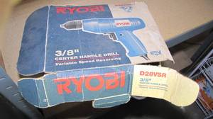 lot 240 image: Ryobi electric variable speed drill...