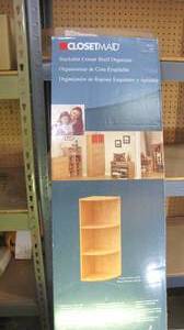 lot 242 image: New in box ClosetMaid wood stackabl...