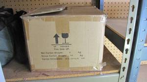 lot 245 image: Case of 75 white 10hr votive in gla...