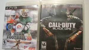 lot 294 image: PS3 Call of duty and NCAA Football ...