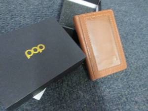 Pop Up Card Holder Genuine Leather ...
